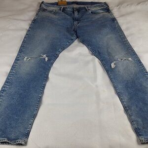 Polo Ralph Lauren Sullivan Slim Rope Dyed Stretch Men Selvedge Jeans 38X32 NWT